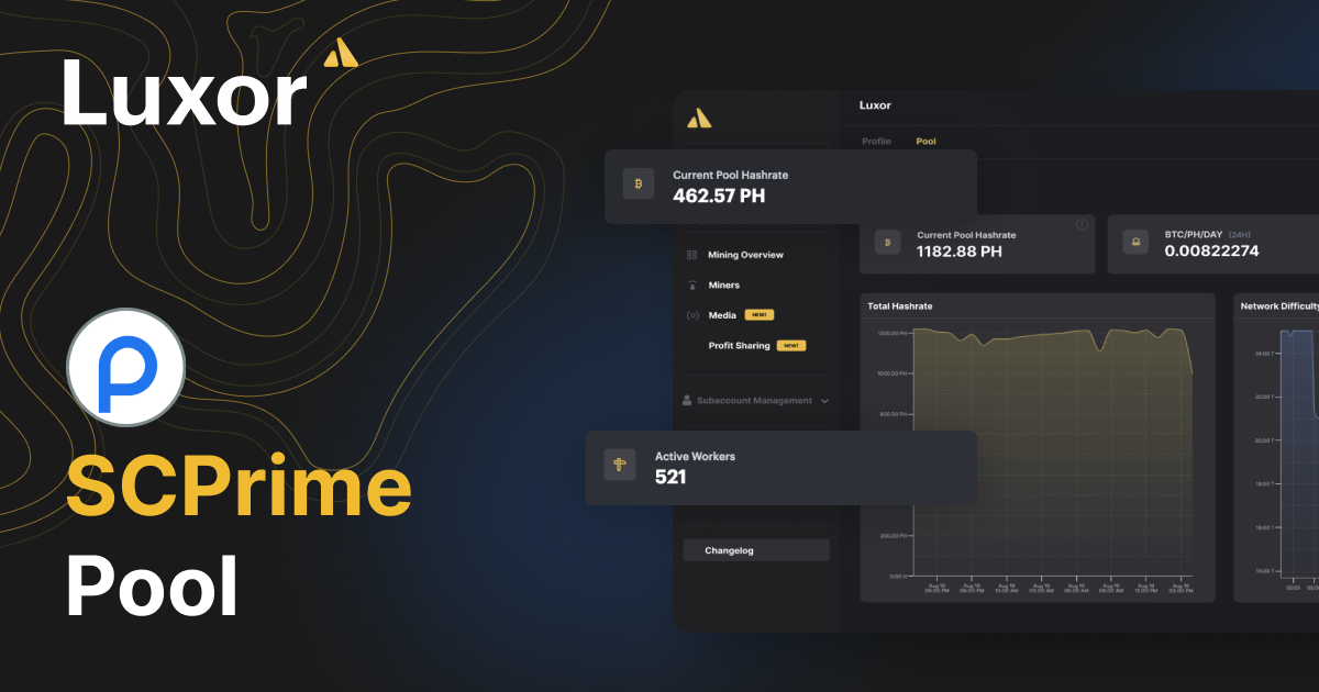 New coin available in our Mining Pool: SCPrime 🔔